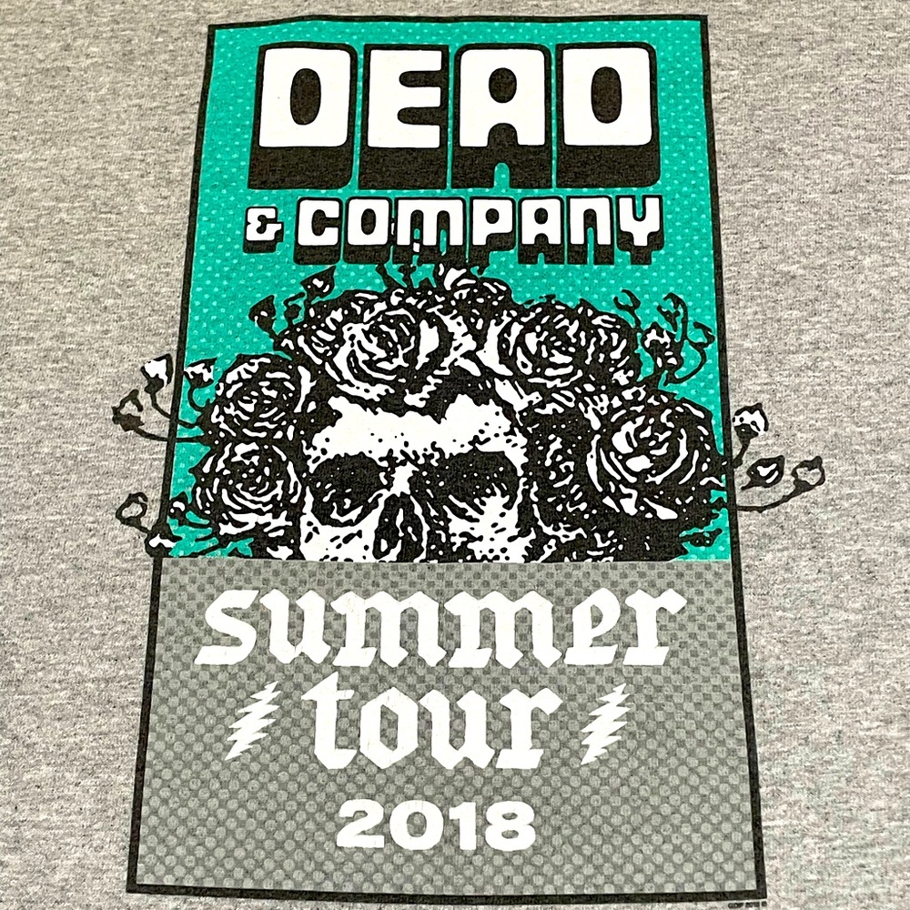 AWESOME “DEAD & COMPANY” SUMMER TOUR 2018 USA GRATEFUL DEAD T-SHIRT SIZE XL GUC!